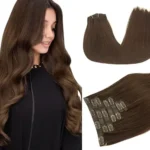 7pcs set clip hair extension 24inch