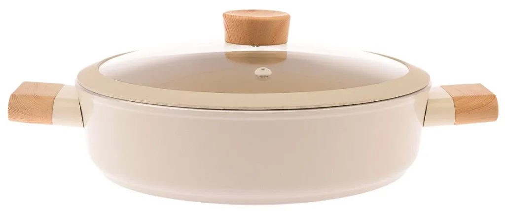 AVCI HOME MAKER CER. COAT. SWISS CRYSTAL 28 CM LOW CASSEROLE