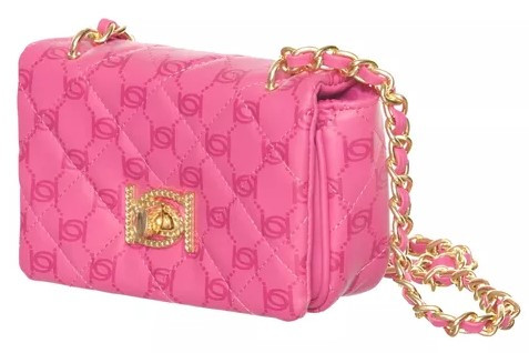 Bebe Liv Monogram Crossbody Rosado Barbie