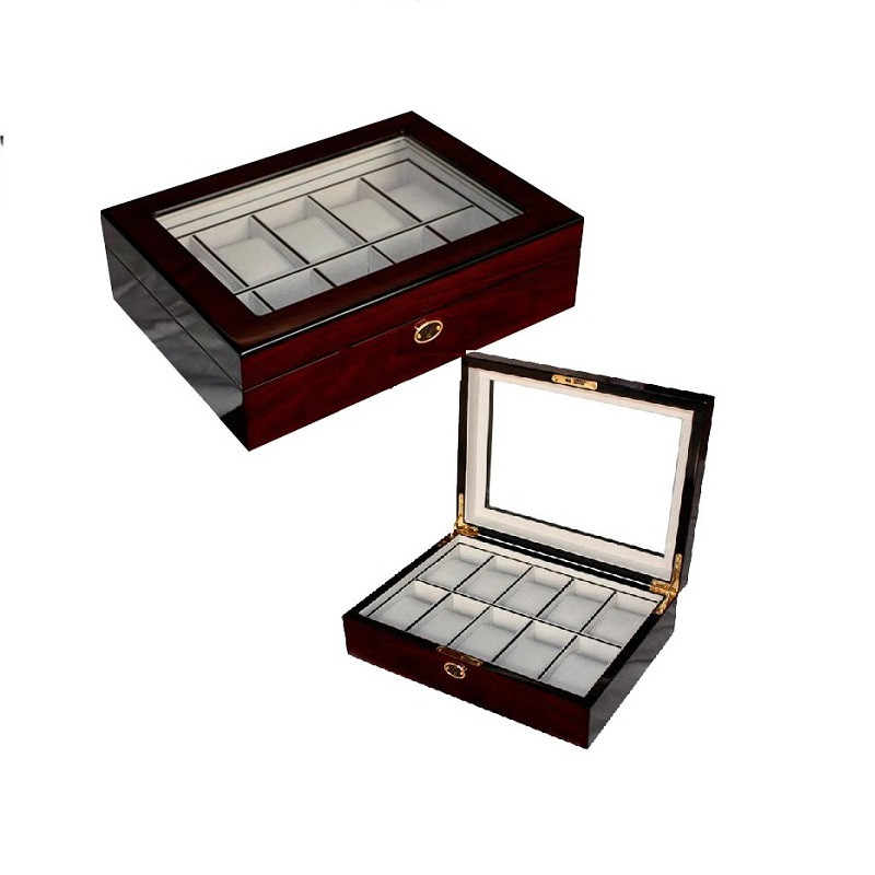 10 Slots Wood watch box