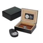 Wooden Cigar Humidor Set