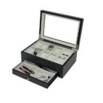 Wooden Jewelry Box with a Drawer