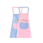 Adjustable Waterproof Artist Aprons with Pockets, 2-Pack