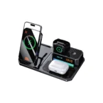 شاحن لاسلكي 6 في 1 من جرين ليون ضمان سنتين Green Lion 6-in-1 Wireless Charger – 2-Year Warranty