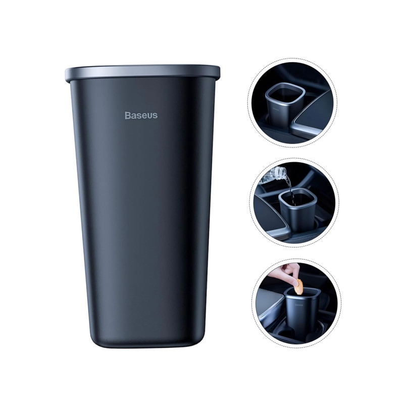 سلة نفايات للسياره من ‏باسيوس BASEUS Car Trash Can