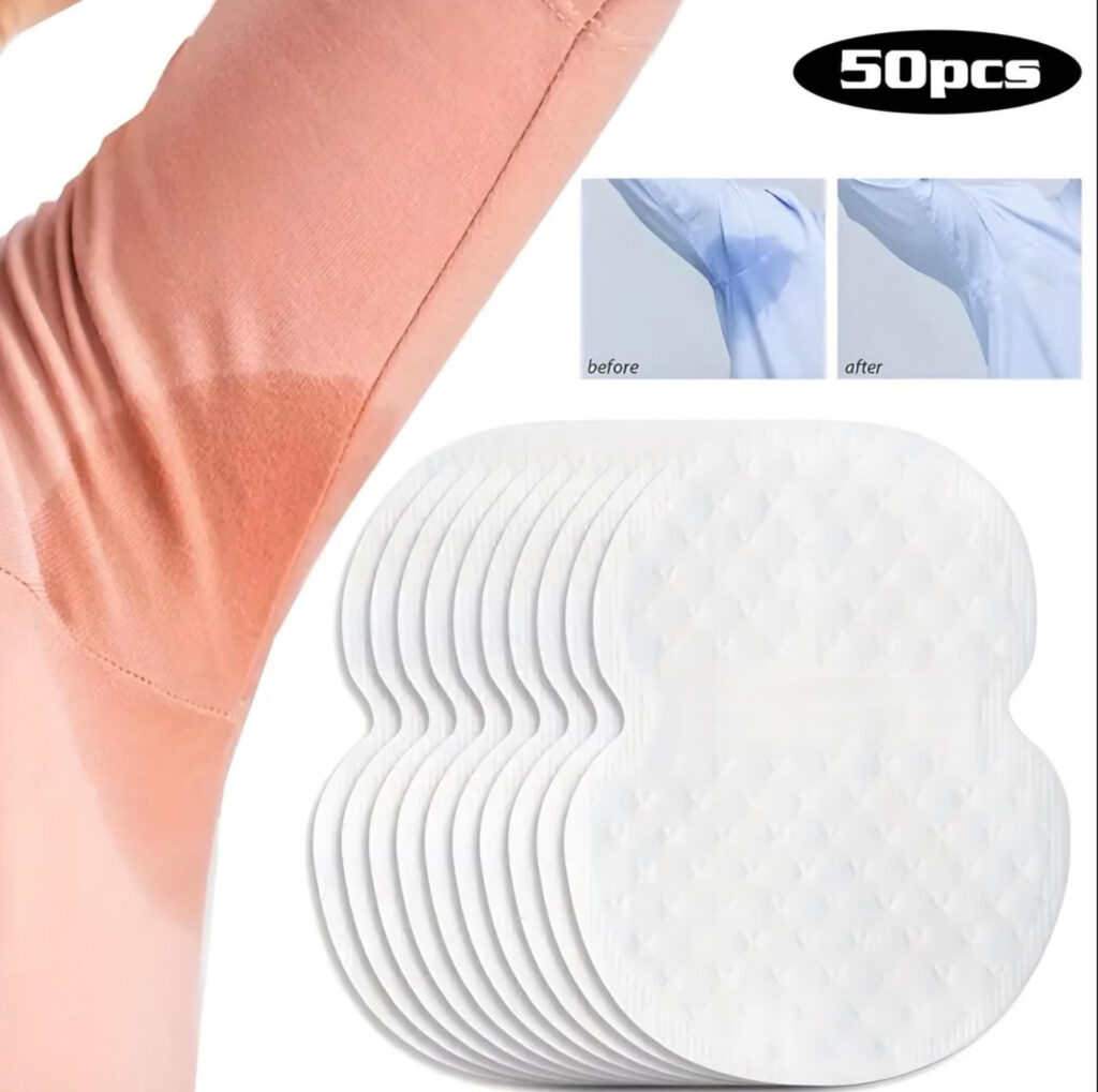 لزقات منع التعرق ٥٠ حبة 50-Pack Sweat Prevention Pads