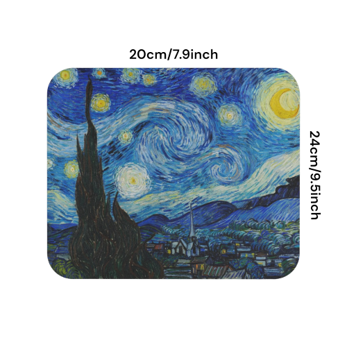 Rectangular Van Gogh Painting E-sport Mouse Pad
