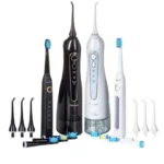 Fairywill Electric Toothbrush and Water Flosser Combo with 8 Heads