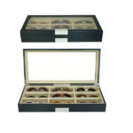 9 Pairs Wooden Sunglass Box