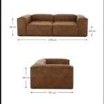 كنب مودرن مميزه بالاسفنج السوفت المريح مغطى بقماش المخمل المقاوم للماء قابل للتنظيف