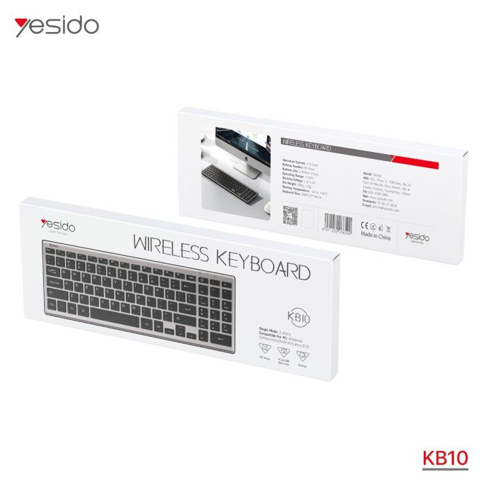 YESIDO KB10 WIRELESS KEYBOARD