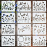 12 Painting Flower Templates