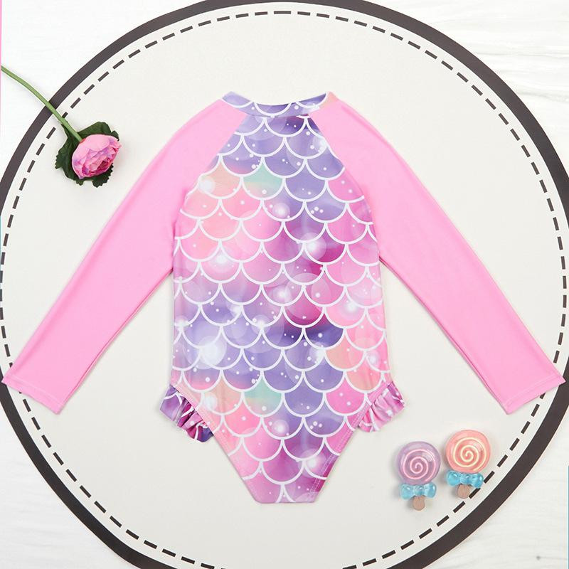 Long Sleeve Mermaid Swimwear