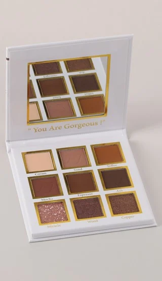 FJ Cosmetics Brown Eyeshadow Palette