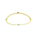 Yellow Chance Bracelet in Silver