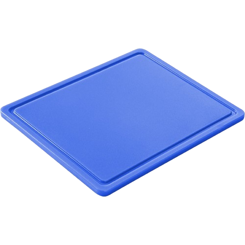 TURKAY BLUE CUTTING BOARD  W/ GROOVE