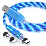 3in 1LED Luminous Fashion Fast Charging Multipel Heads