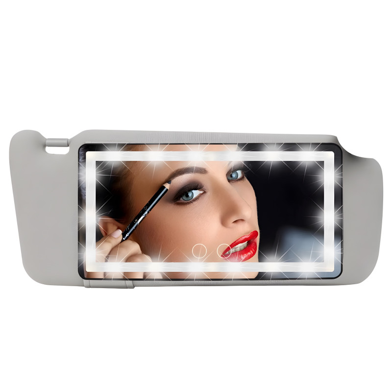 مرآة السيارة متعددة الاضاءة led car mirror