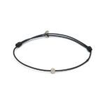 Black Chance Bracelet in Silver