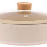 AVCI HOME MAKER  CER. COAT. SWISS CRYSTAL 24 CM LOW CASSEROLE