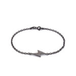 Basic Lightning Bracelet in Gun Metal