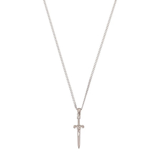 Sword Necklace in Silver
