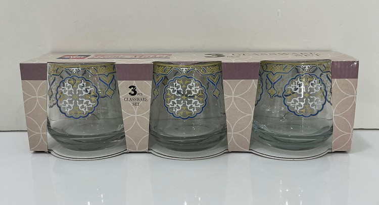 AVCI HOME MAKER LAL TUMBLER 345cc 3PCS ST DS-01