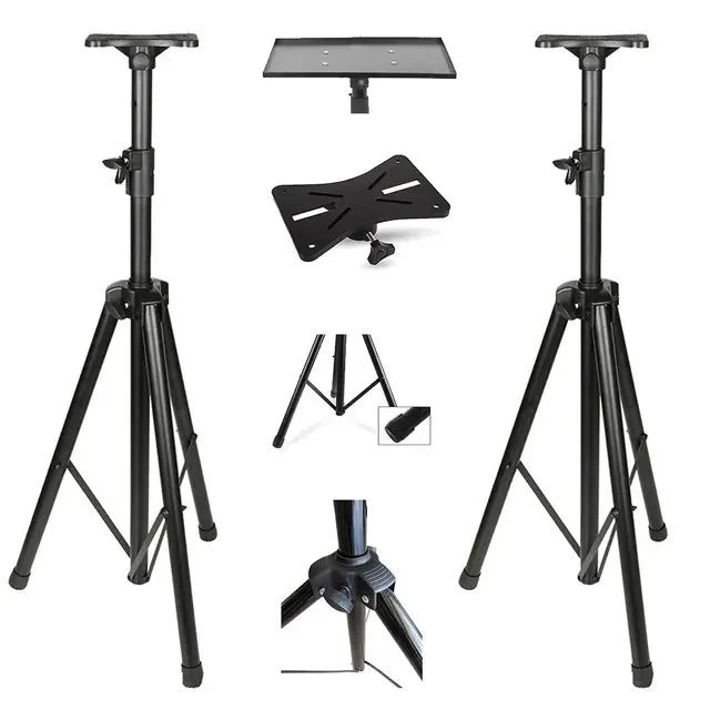 حامل ثلاثي للبروجكتر، اللابتوب، ومكبرات الصوت Tripod Stand for Projector, Laptop, and Speakers