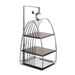 HADI STAINLESS STEEL BIRD CAGE STAND 48 H CM