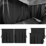 ستائر الخصوصية والحرارة للسيارة - ٤ قطع Car Privacy and Heat Curtains - 4 Pieces