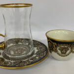 AVCI HOME MAKER VERSO 5 -42361 GOLD 18 PCS TEA & MIRRA SET