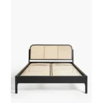 Bed made of bamboo and solid wood