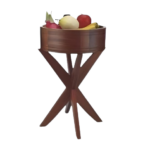 HADI WOODEN DISPLAY STAND W/ BOWL 28 CM