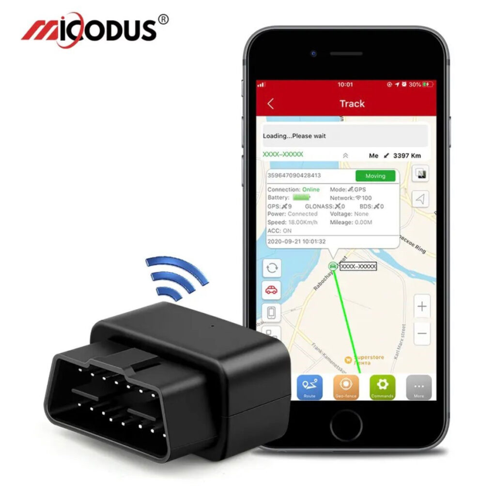 قطعة تتبع السيارات عبر الجوالCar tracking device via mobile app