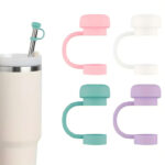 طقم أغطية شفاط سيليكون لستانلي Silicone straw cover set for Stanley