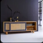 طاوله تخزين خيزران بتصميم مميز اثاث منزلي