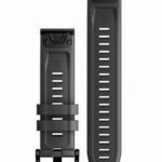 BAND FENIX 7 22MM QUICK FIT BLACK SILICONE 010-13111-00