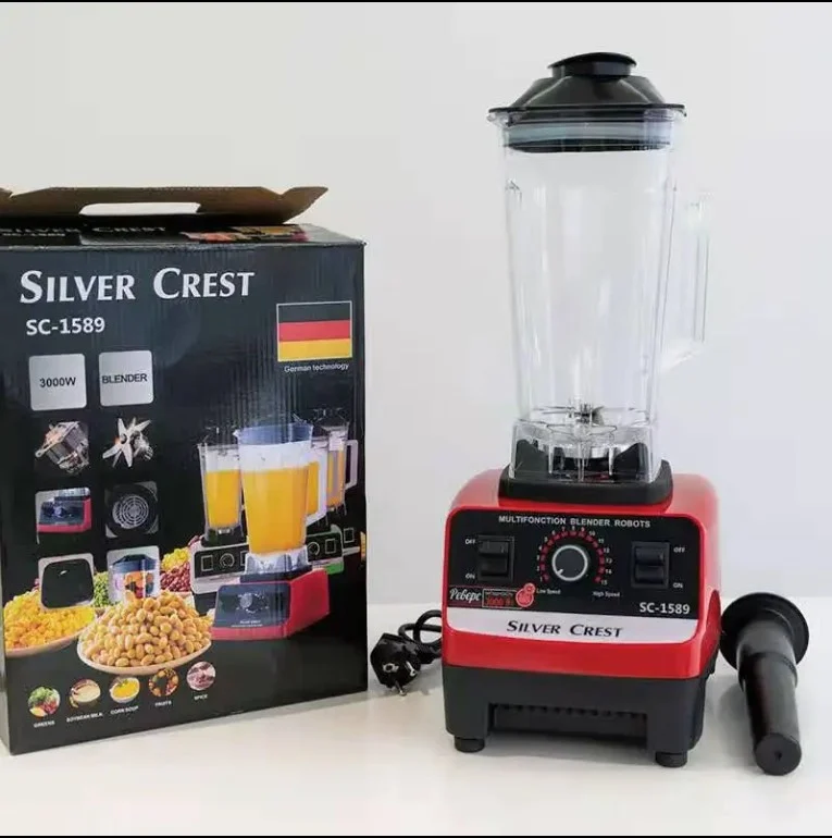 Multifunction 4500W Commercial Silver Crest Blender SC-1589 Heavy Duty Blender