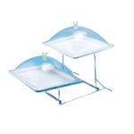 HADI 2 TIER DISPLAY W/ PLATES W/ COVER