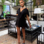 Black Chiffon-Like Dress