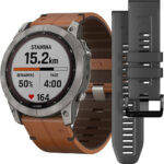 FENIX 7X SAPPHIRE SOLAR TITANIUM W/CHESTNUT 010-02541-19