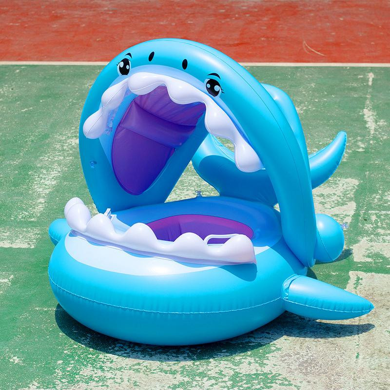 Inflatable Baby Shark Swim Ring