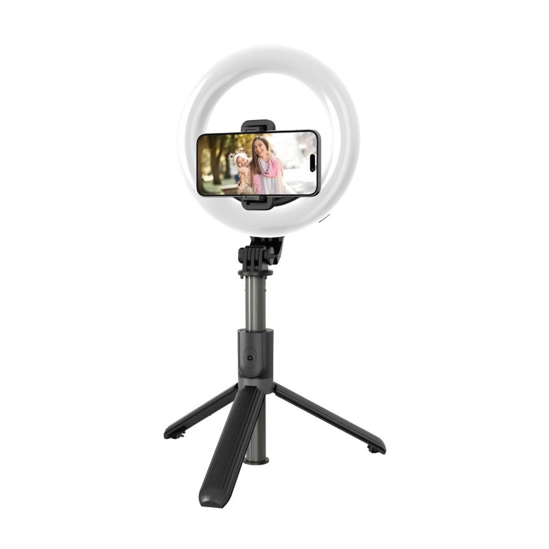 عصا السيلفي بحلقة إضاءة من جرين ليون Green Lion Ring Light Selfie Stick