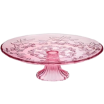 LEONE FLOWER CAKE GLASS STAND 31X9.3 CM