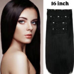 4pcs set Clip In Natural Hair Extension “16 Inch”