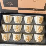 set of 12 traditional Arabic coffee cups