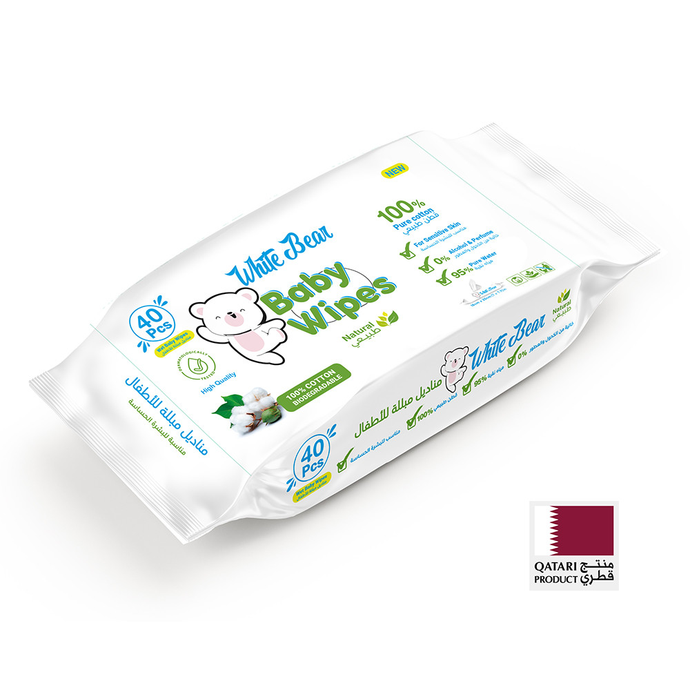 Babywipes 40مناديل مبللة للأطفال