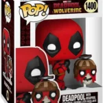 POP! Marvel - Deadpool & Wolverine: Deadpool with Headpool #1400 Bundled with Compatible Box Protector Case, C1400
