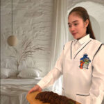 Nanny Uniform set (polo long sleeve, vest with cartoon character patch & pants)