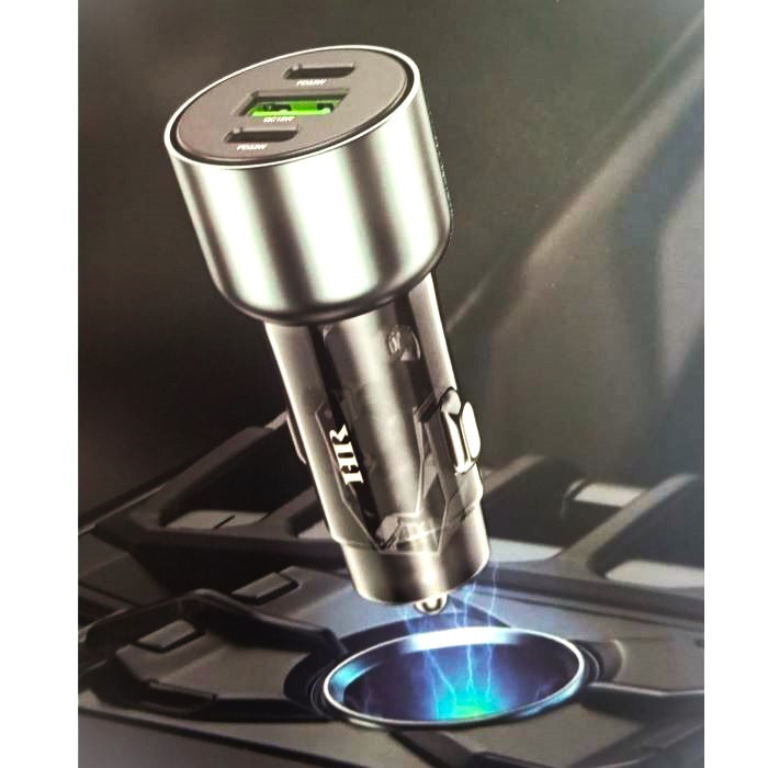 HR - 84W 2PD+QC3.0 Fast Chariging Car Adapter (HR-810PD)